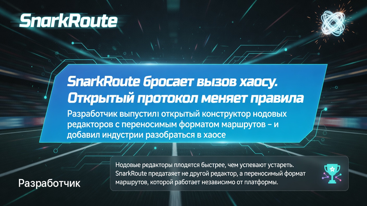 SnarkRoute бросает вызов хаосу. Открытый протокол меняет правила